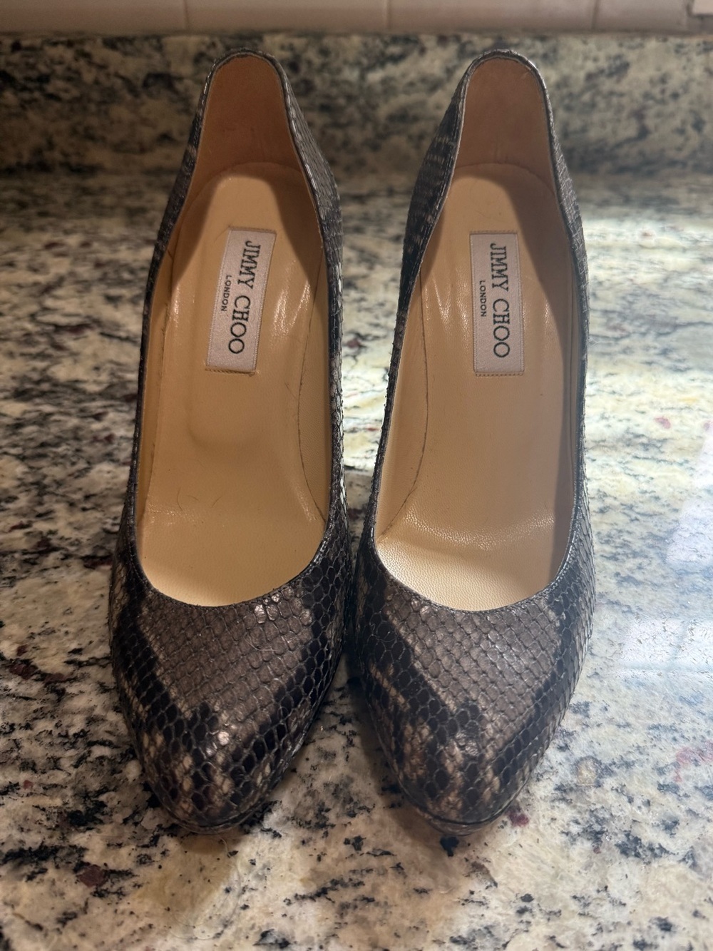 Jimmy Choo Python Pumps 37.5